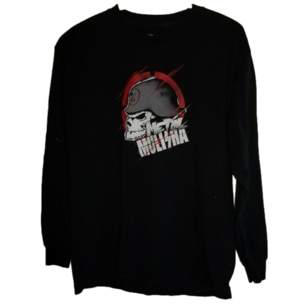 Metal Mulisha Kids Long Sleeve Black Shirt Size XL